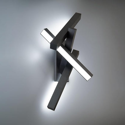 Modern Forms Chaos 32in LED Wall Sconce 3000K in Black