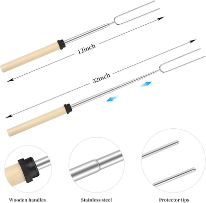 Camping Cooking Utensils Set, Stainless Steel Grill Tools, Camping BBQ Cookware Gear and Equipment for Travel Tenting RV Van Picnic Portable Kitchen Essentials Accessories