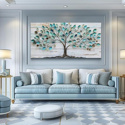 MHARTK66 30 X 60 Wall Art For Living Room Abstract Wall Decor For Bedroom Large Wall Art Canvas Prints Tree Landscape Picture Framed Artwork For Walls Office Paintings Modern Decorations For Home
