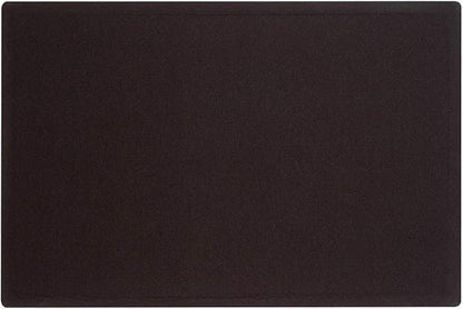Quartet Bulletin Board, Fabric, 3' x 2', Frameless, High-Density Fiberboard, Oval Office, Black (7683BK)