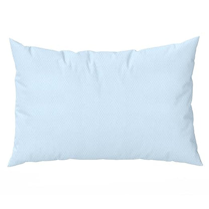 JMU 200PCS Disposable Pillow Case 21" x 30", Tissue/Poly Single Use Pillowcases Medical, Blue