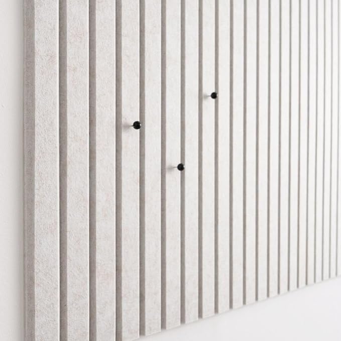 Large Bulletin Board 48"x36" - Office Wall Organizer, Replace your Old Cork Boards for Walls for Office Decor -12-pack Felt Wall Panels to Use in Home Office Decor, Classroom Decor (Limestone)