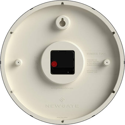 NEWGATE® Number Four Echo wall Clock | Modern Round Clock | 30cm | Midnight Blue | Easy to Read Numbers | Ideal for Kitchen, Living Room or Office