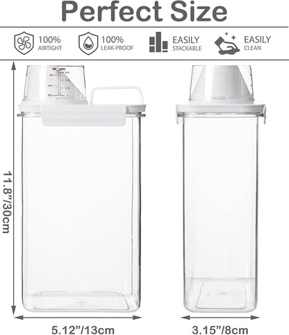 Rice Storage Container, Airtight Rice Container, 3-5 Lbs Cereal Storage Container, Cat Dog Food Storage Container, BPA Free Portable Cereal Container for Home Kitchen Rice, Soybean Food Storage