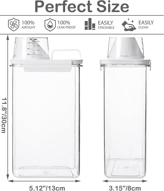 Rice Storage Container, Airtight Rice Container, 3-5 Lbs Cereal Storage Container, Cat Dog Food Storage Container, BPA Free Portable Cereal Container for Home Kitchen Rice, Soybean Food Storage