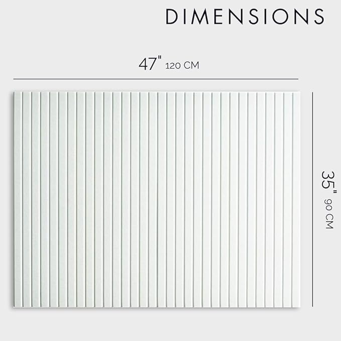 Large Bulletin Board 48x36- Office Wall Organizer, Replace Your Old Cork Boards for Walls for Office Decor -12-Pack Felt Wall Panels to Use in Home Office Decor, Classroom Decor (Milky White)