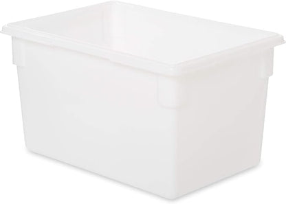 Rubbermaid Commercial Products Food Storage Box/Tote for Restaurant/Kitchen/Cafeteria, 21.5 Gallon, White