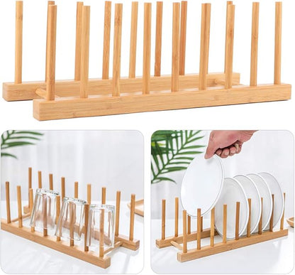 Dish Drying Rack, Pot Lid Plate Rack Organizer Holder Versatile Organizer, Cutting Board Drying Holder, Kitchen Storage Cabinet Organizing for Cup Pot Lid
