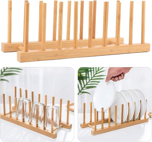 Dish Drying Rack, Pot Lid Plate Rack Organizer Holder Versatile Organizer, Cutting Board Drying Holder, Kitchen Storage Cabinet Organizing for Cup Pot Lid