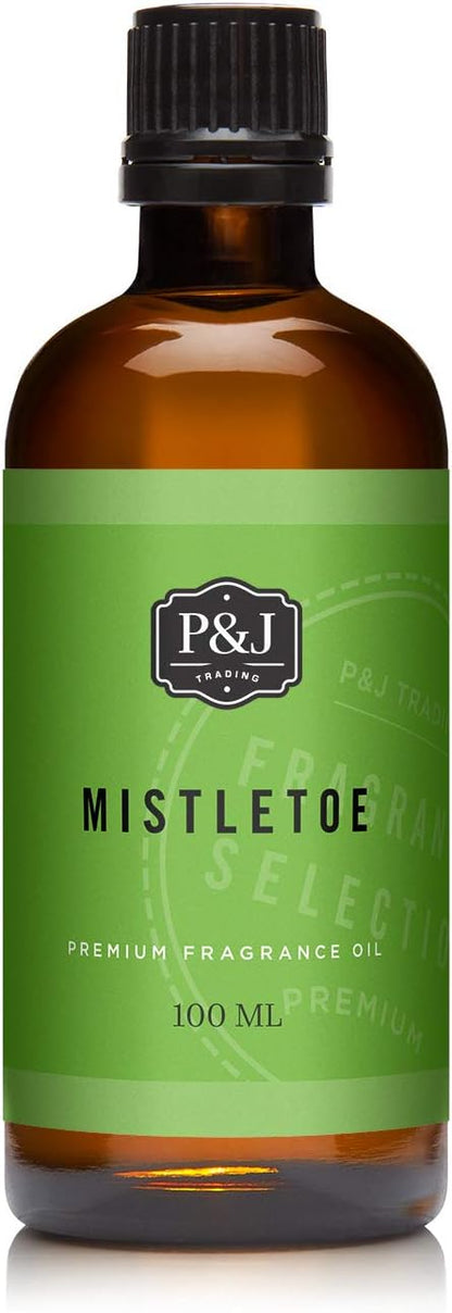 P&J Trading - Mistletoe Scented Oil 100ml - Fragrance Oil for Candle Making, Soap Making, Diffuser Oil