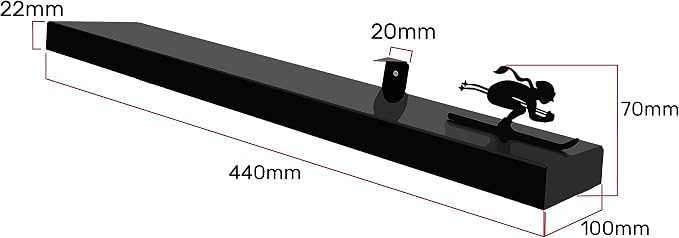 Artori Floating Toilet Paper Shelf Storage - Bathroom Wall Decorations, Tilted Wall Toilet Paper Holder, Mounted Toilet Decor Organizer for Tissue Rolls, Wipes, Towels, & More - Avalanche Ski2