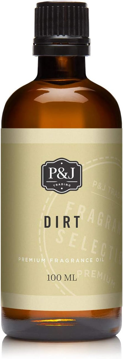 P&J Trading Fragrance Oil | Dirt Oil 100ml - Candle Scents for Candle Making, Freshie Scents, Soap Making Supplies, Diffuser Oil Scents