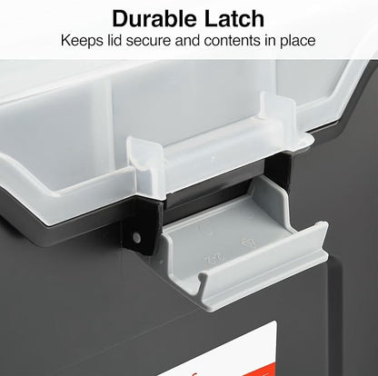 STAPLES File Box File Portable Tote, Letter Size, Black, 2/Pack