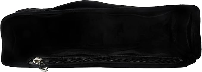 Purse Organizer Insert, Suede Bag Organizer Handbag Tote Shaper, Suede Material, Soft and Non Damaging Bag (Black, Slender Large)