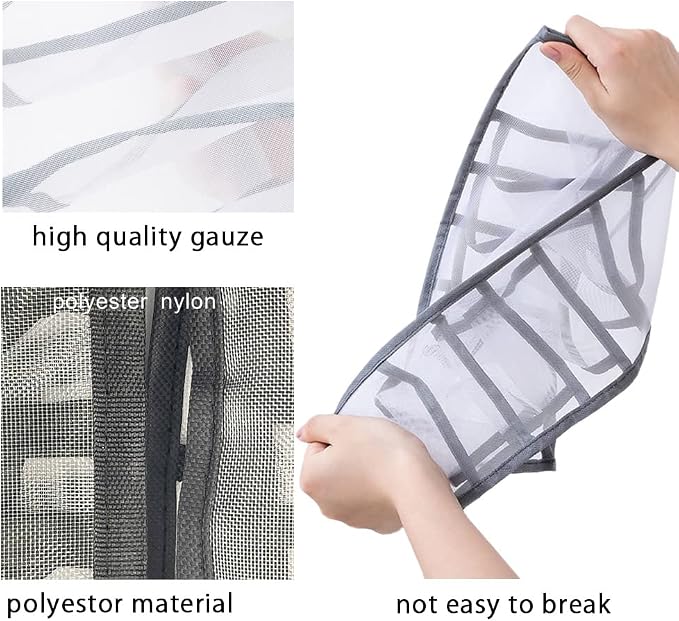 Clothing storage set, suitable for storing socks (Pink-11S-2PCS)