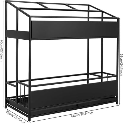 Umbrella Storage Rack, Commercial Umbrella Display Stand Rack Metal Umbrella Organizer, Umbrella Holder Stand Umbrella Storage Stand Umbrella Container for Entryway Home Office Patio (Black)