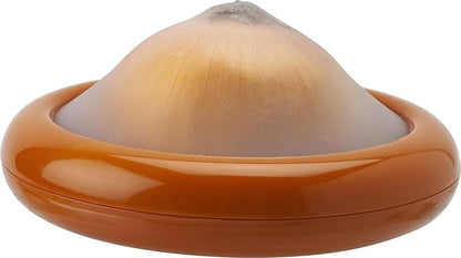 Joie Onion Stretch Pod, Keep Onions Fresh Longer, Refrigerator Storage, Produce Organization, Orange, Pack of 2