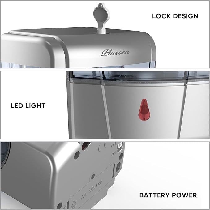 Soap Dispenser Wall Mount, Automatic Hand Sanitizer Dispenser 600ml Gel n Liquid Touchless Commercial Wall Soap Dispenser for Bathroom,Silver-600ml