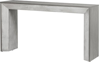Modern Entryway Console Table 59-Inch Long Entry Sofa Table Accent Furniture for Living Room Hallway, Easy Assembly, Gray