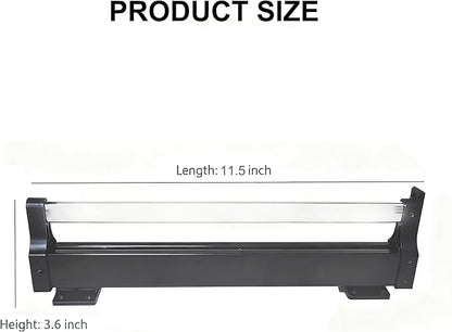 Extendable Pull-Out Closet Valet Rod, Pull Out Clothes Hanger Rail for Closet, Adjustable Pants Hanger Heavy Duty Steel Clothes Storage Hanger Rack Bar for Pants Coats (292mm/11.5inch) Black