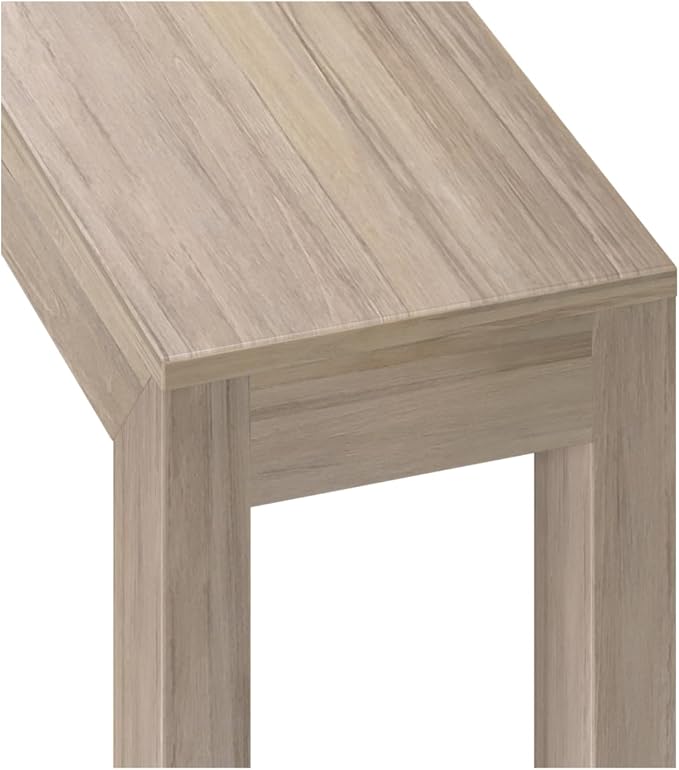 Plank+Beam Modern Solid Wood Console Table, 56 Inch, Sofa Table, Narrow Entryway Table for Hallway, Behind The Couch, Living Room, Foyer, Easy Assembly, Blonde