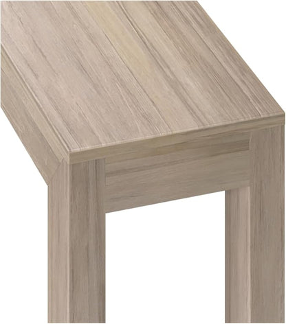 Plank+Beam Modern Solid Wood Console Table, 56 Inch, Sofa Table, Narrow Entryway Table for Hallway, Behind The Couch, Living Room, Foyer, Easy Assembly, Blonde