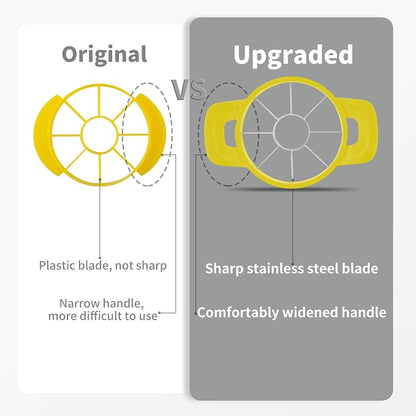 OOKUU Pineapple Corer Cutter, Stainless Steel Fruit Peeler Slicer - Upgraded, Reinforced Thicker Blade, Core Remover with Measure Mark, Kitchen Tool for Diced Pineapple Rings