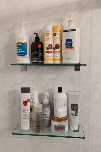 Shower Caddy, 100% Rustproof Shower Shelves for Inside Shower, No Drilling Bathroom Organizers and Storage, 2 Pack Large Capacity Bathroom Shelves for Kitchen & Home Decor