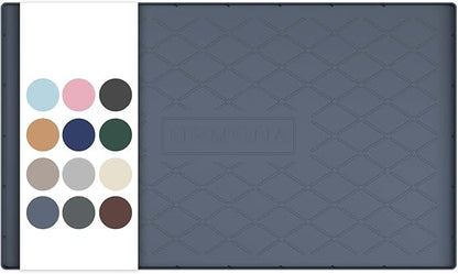 URMONA Under Sink Mat for Kitchen, Waterproof Silicone Shelf Liner Organizer, Cabinet Protector - 34" x 22", Dark Grey