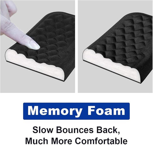 Vaydeer Mouse Wrist Rest Pad, Memory Foam Hand Rest Support Padded for Office, Computer, Laptop, Typing and Wrist Pain Relief and Repair (5.91 inch, Black)