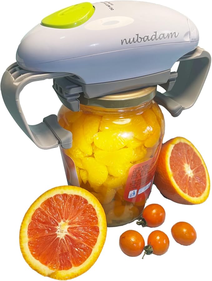 Jar Opener for weak hands, Automatic Jar Opener for seniors with arthritis, Electric Jar Openers for Seniors, Fits 1.2" - 3.5" Lid size, Suitable for the elderly/arthritis (AMZ coercive pricing）