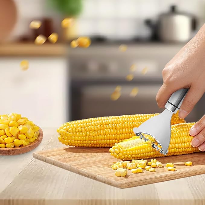 2026 Upgraded Corn Peeler, Stainless Steel Corn Cob Stripper Tool Corn Thresher from the Cob, Fast Corn Cob Separator (1 PCS)