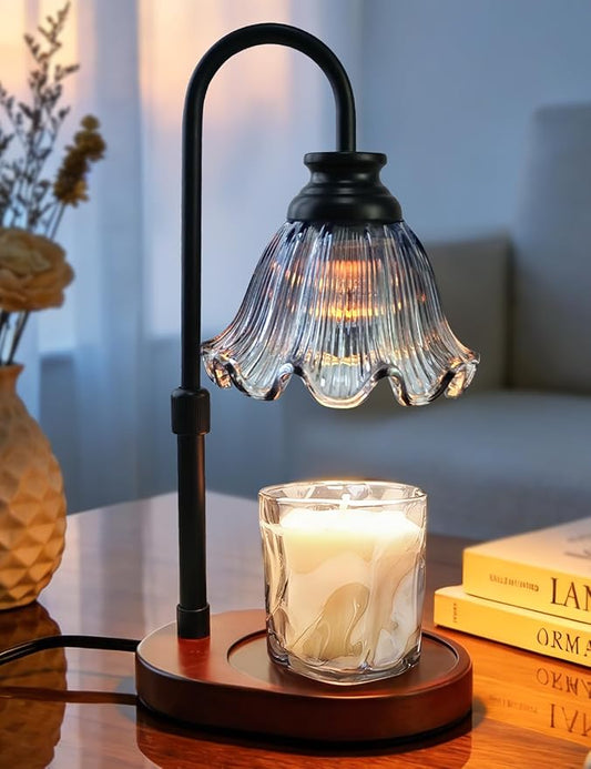 Candle Warmer Lamp with Timer, Christmas Decorations Indoor, Birthday Gifts for Women Mom, Warming Gifts for Office, Dorm, Apartment & New Home Decor