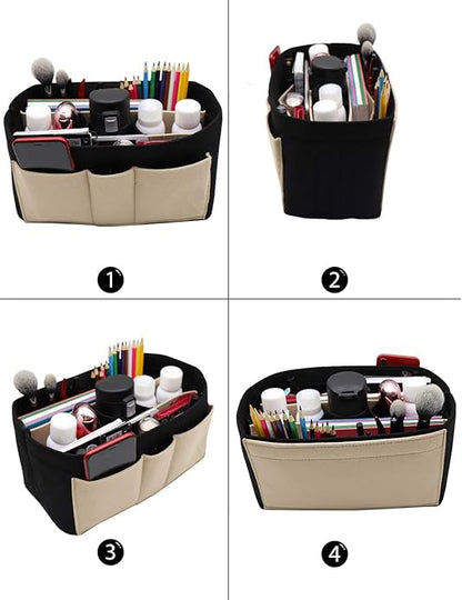 LEXSION Felt Insert Bag Organizer Bag In Bag For Handbag Purse Organizer Fits Speedy Neverful