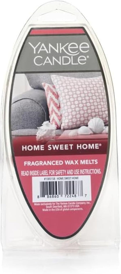 Yankee Candle Home Sweet Home Wax Melts 6 Count (Pack of 3) Ideal for Use in All Wax Warmers Perfect for DIY Candle Making