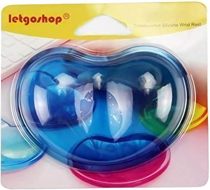Ergonomic Gel Wrist Rest for Mouse, Computer Mouse Wrist Support for Arm Pain Relief, Heart-Shaped Cute Hand Wrist Cushion for Home and Office Working Gaming Anti-Fatigu