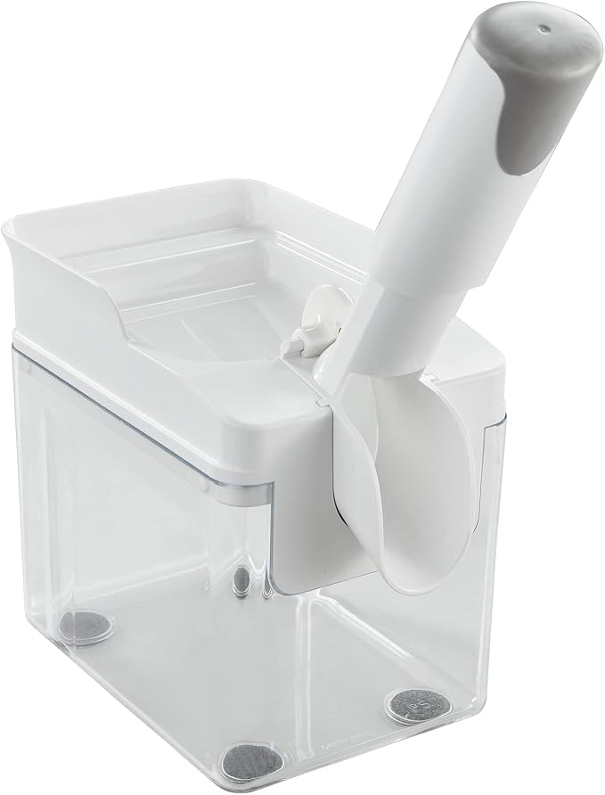Leifheit Cherry Stoner Remover – Stainless Steel Plunger Pits 25 Lbs/Hour, Easy-Clean Container, Dishwasher Safe, Ideal for Pies, Canning, Snacking, German Design, Replacement Parts – White