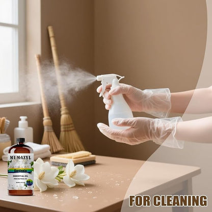 Gardenia Essential Oil, Gardenia Oil 16 Fl Oz 480ML for Diffuser Humidifier Yoga Cleaning DIY Candle Soap Making MUMAZYL Essential Oils