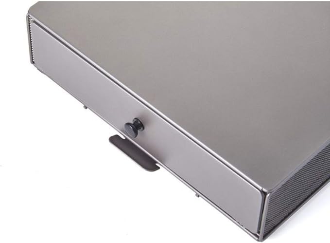 Nifty Cocktail Beverage Bartesian Capsule Drawer – Holds up to 36 Capsule Pods, Smooth Glide Rolling Drawer, Silver, Countertop Bar Organizer