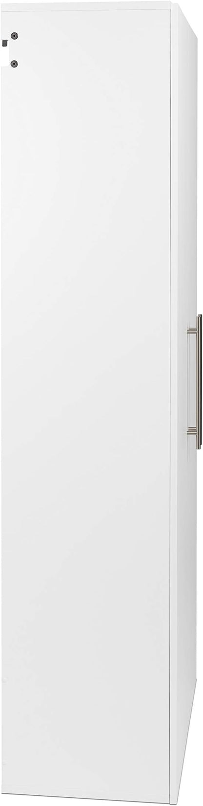 Prepac HangUps 30" Large Garage Cabinet, Bathroom Cabinet Wall Mount, Ideal for Garage, Kitchen and Laundry Organization 30" W x 72" H x 16" D, White