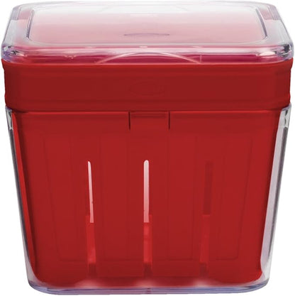 Chef'n Bramble Berry Basket and Colander (1-Quart, Cherry) (Pack of 6)