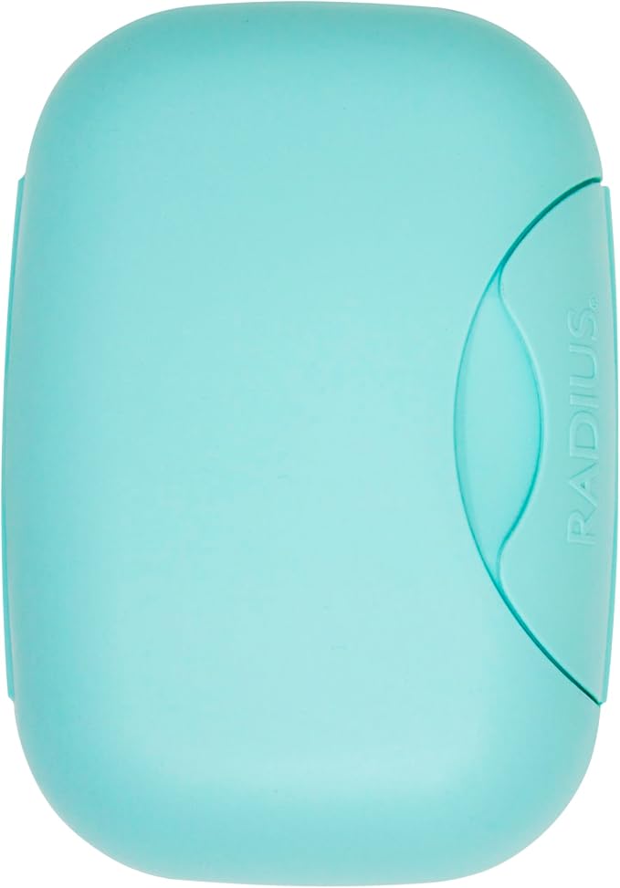 RADIUS Soap Travel Case, BPA-Free Recycled Plastic, Leakproof, Portable for Bathroom, Gym, Home, Camping - Mint