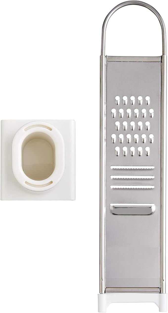 Fantes Garlic Slicer Grater, Stainless Steel, 8.75 x 2.25-Inches, The Italian Market Original since 1906
