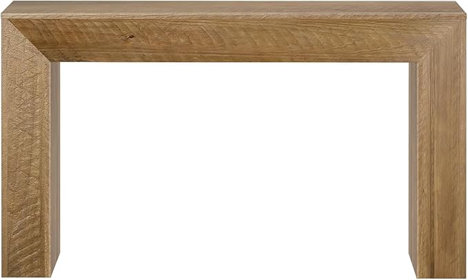 Plank+Beam 56 Inch Camden, Farmhouse Console Table - Solid Pine Wood, Easy Assembly for Living Room or Entryway, Rustic Honey