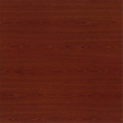 Pemberly Row 72" W U-Shaped Desk with Mobile File Cabinet - Mahogany-Wood