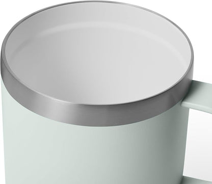 YETI Rambler 14 oz Ceramic Lined Stackable Mug, Vacuum Insulated, Stainless Steel with MagSlider Lid, Ridgeline