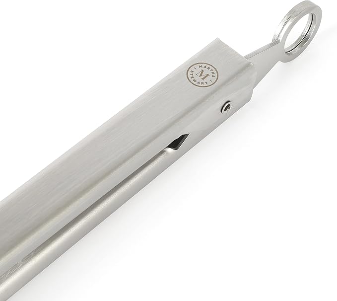 Martha Stewart 9-Piece Stainless Steel Kitchen Gadget & Tool Set – Prep and Serve Utensils, Durable & Rust-Resistant, Dishwasher Safe Cooking Accessories
