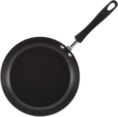Farberware Cookstart DiamondMax Nonstick Cookware/Pots and Pans Set, Dishwasher Safe, Includes Baking Pan and Cooking Tools, 15 Piece - Red