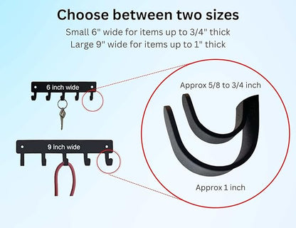 Camper Key Rack Holder for Wall - Small 6 inch - Made in USA; Camper Accessories