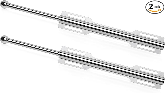 12" Valet Rod for Closet Pull Out (2 Pack, Chrome)